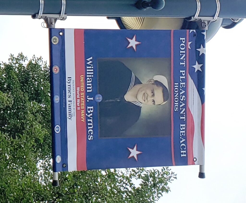 WILLIAM J. BYRNES WAR MEMORIAL BANNER
