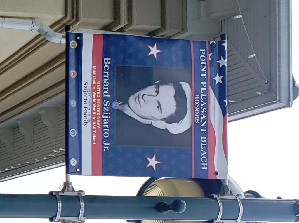 BERNARD SZIJARTO JR. WAR MEMORIAL BANNER