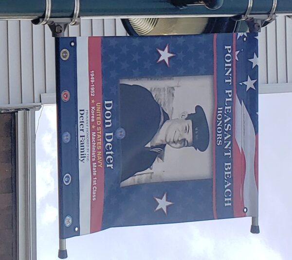 DON DETER WAR MEMORIAL BANNER