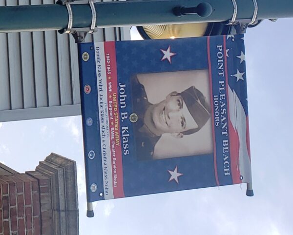 JOHN B. KLASS WAR MEMORIAL BANNER