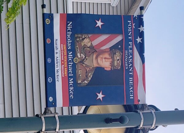 NICHOLAS MICHAEL MCKEE WAR MEMORIAL BANNER