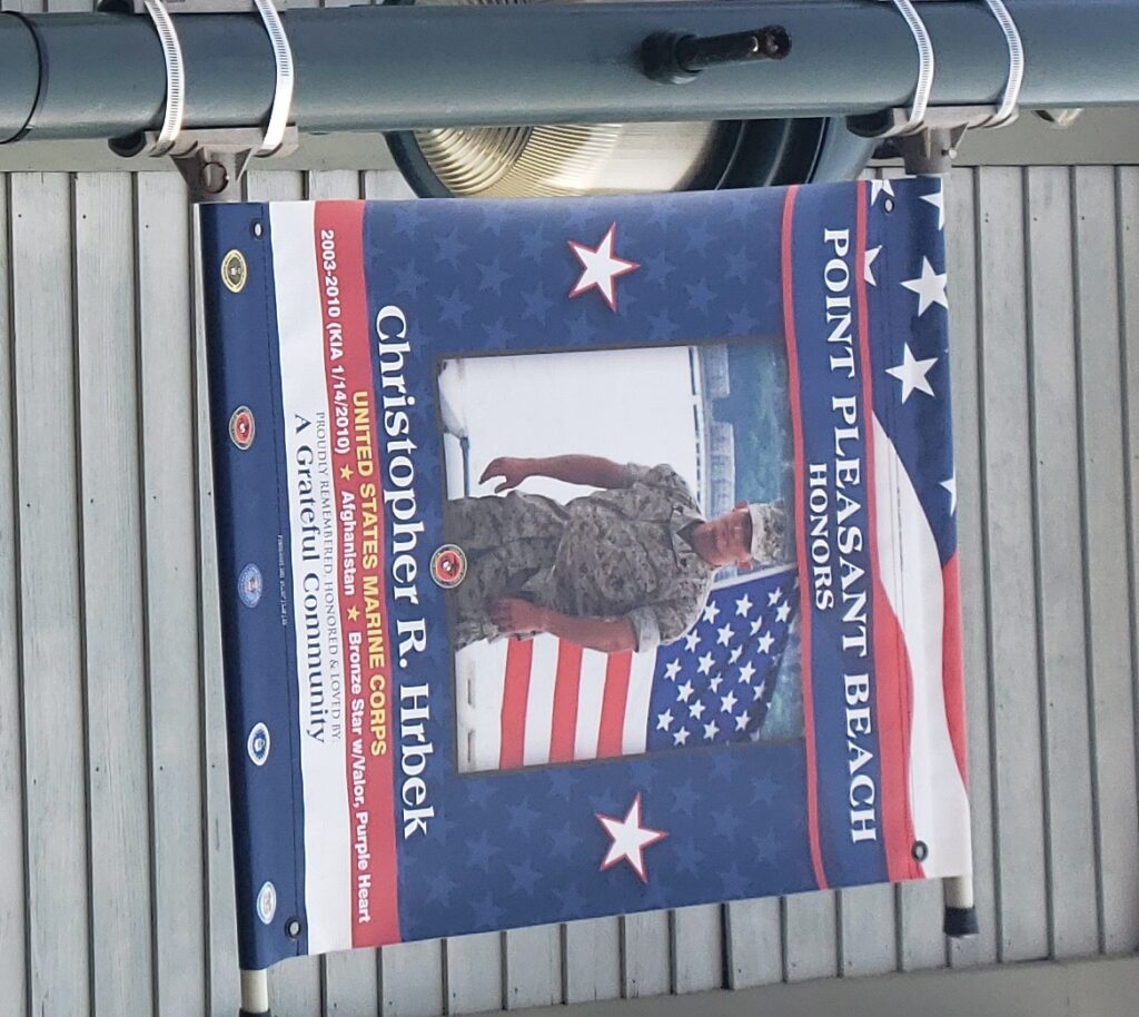 CHRISTOPHER R. HRBEK WAR MEMORIAL BANNER