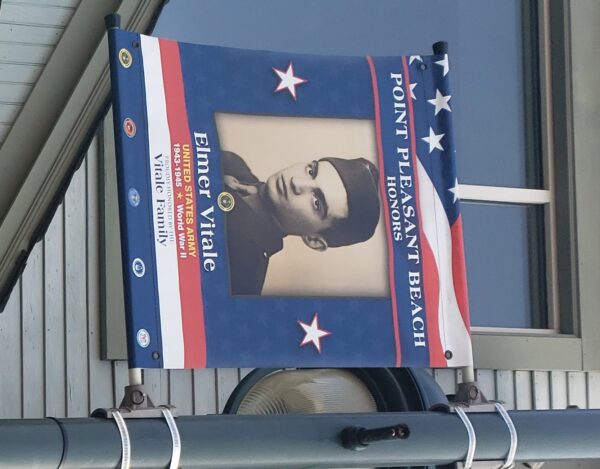 ELMER VITALE WAR MEMORIAL BANNER