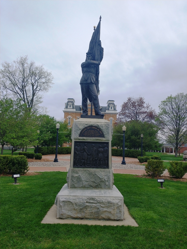 LORADO TAFT STATUE OF 1895 WAR MEMORIAL