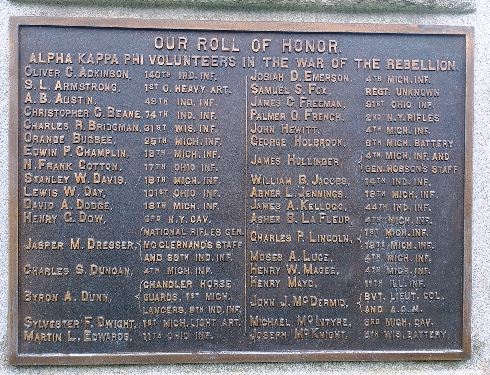 LORADO TAFT STATUE OF 1895 WAR MEMORIAL PLAQUE C