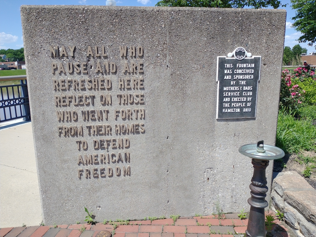 HAMILTON VETERANS MEMORIAL DRINKING FOUNTAIN