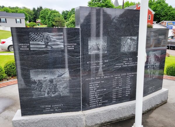 SALISBURY ELK-LICK VETERANS MEMORIAL BACK