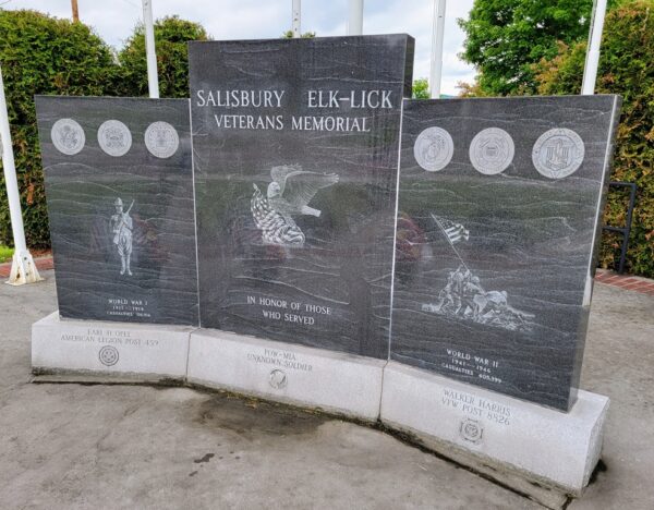 SALISBURY ELK-LICK VETERANS MEMORIAL FRONT