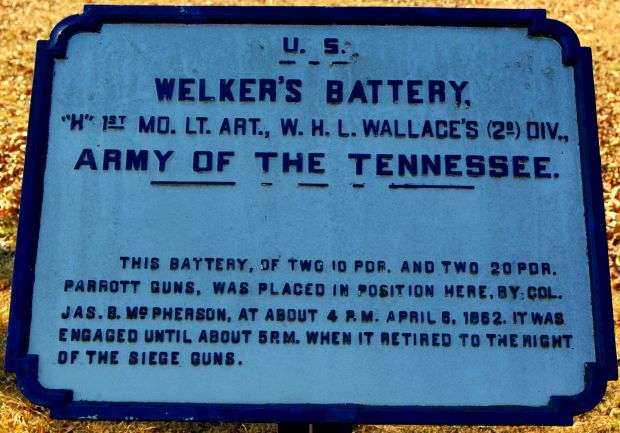 WELKER’S BATTERY MEMORIAL PLAQUE III