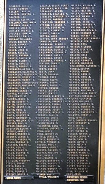 WORLD WAR II DEFENDERS OF FREEDOM AND JUSTICE MEMORIAL PLAQUE E