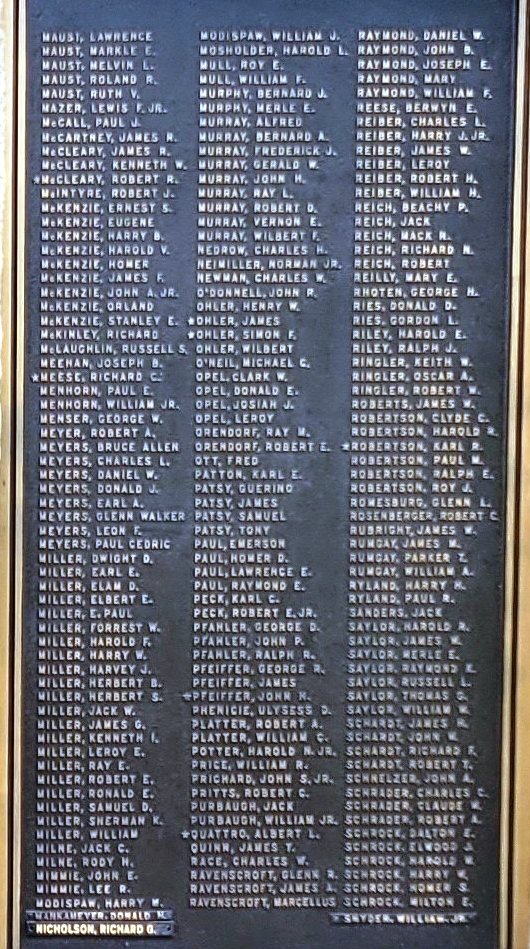 WORLD WAR II DEFENDERS OF FREEDOM AND JUSTICE MEMORIAL PLAQUE D