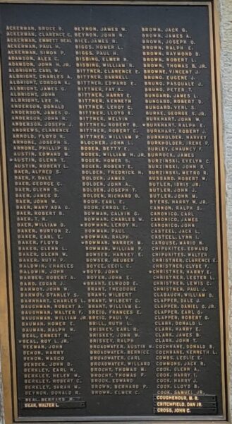 WORLD WAR II DEFENDERS OF FREEDOM AND JUSTICE MEMORIAL PLAQUE A