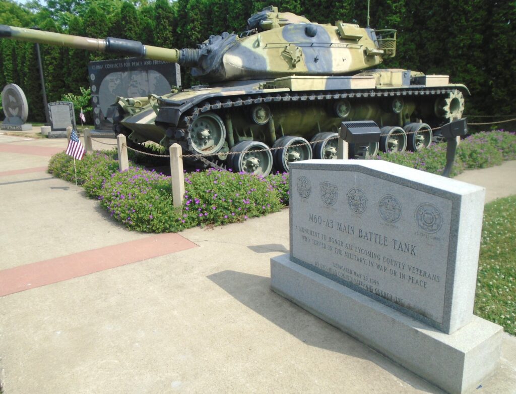 M60-A3 MAIN BATTLE TANK MEMORIAL