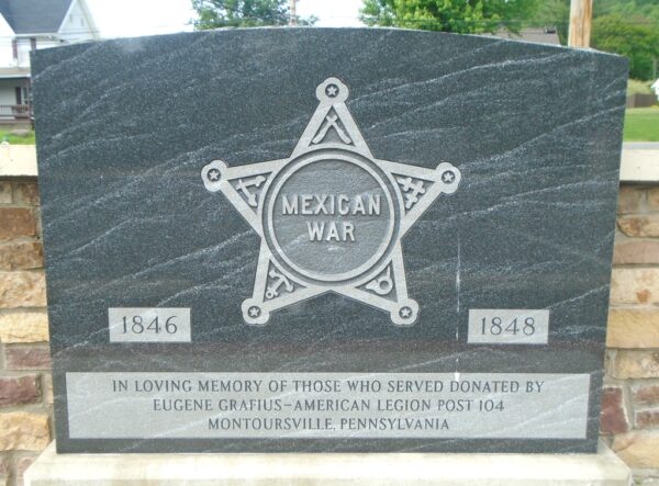 LYCOMING COUNTY MEXICAN WAR MEMORIAL