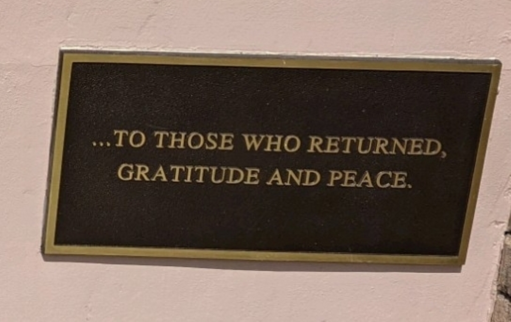 EDINBURG WORLD WAR II VETERANS MEMORIAL PLAQUE C