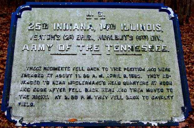 U.S. 25TH INDIANA, 14TH ILLINOIS MEMORIAL PLAQUE II