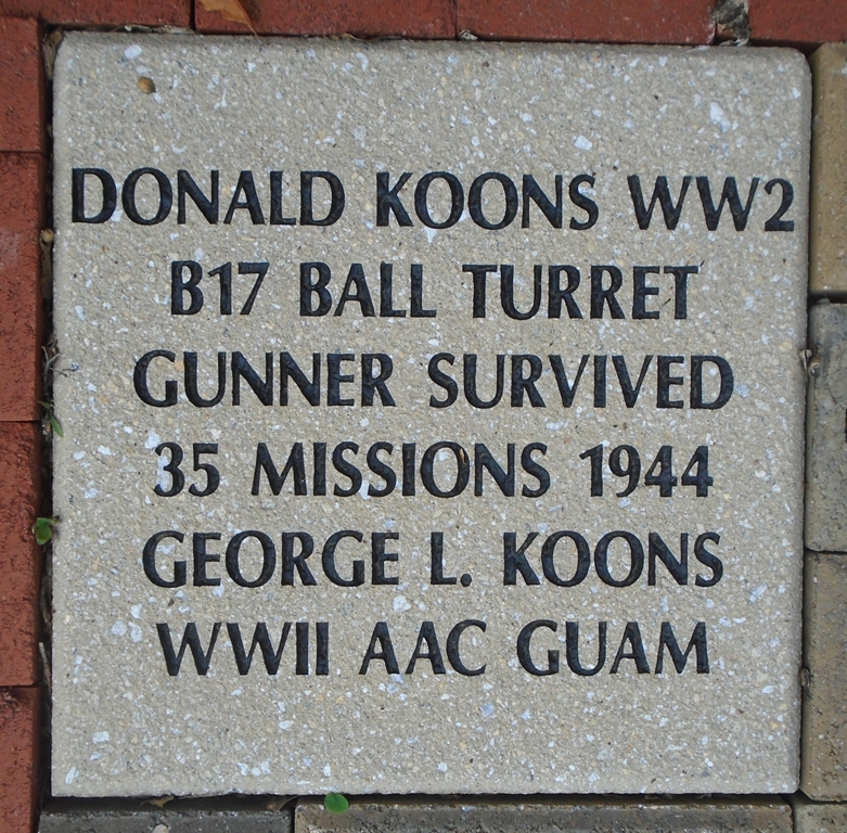 LYCOMING COUNTY WORLD WAR II MEMORIAL STONE A