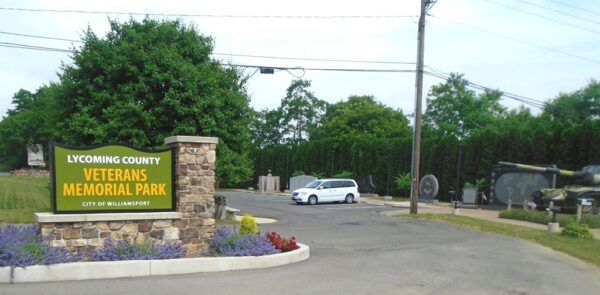 LYCOMING COUNTY VETERANS MEMORIAL PARK MARKER