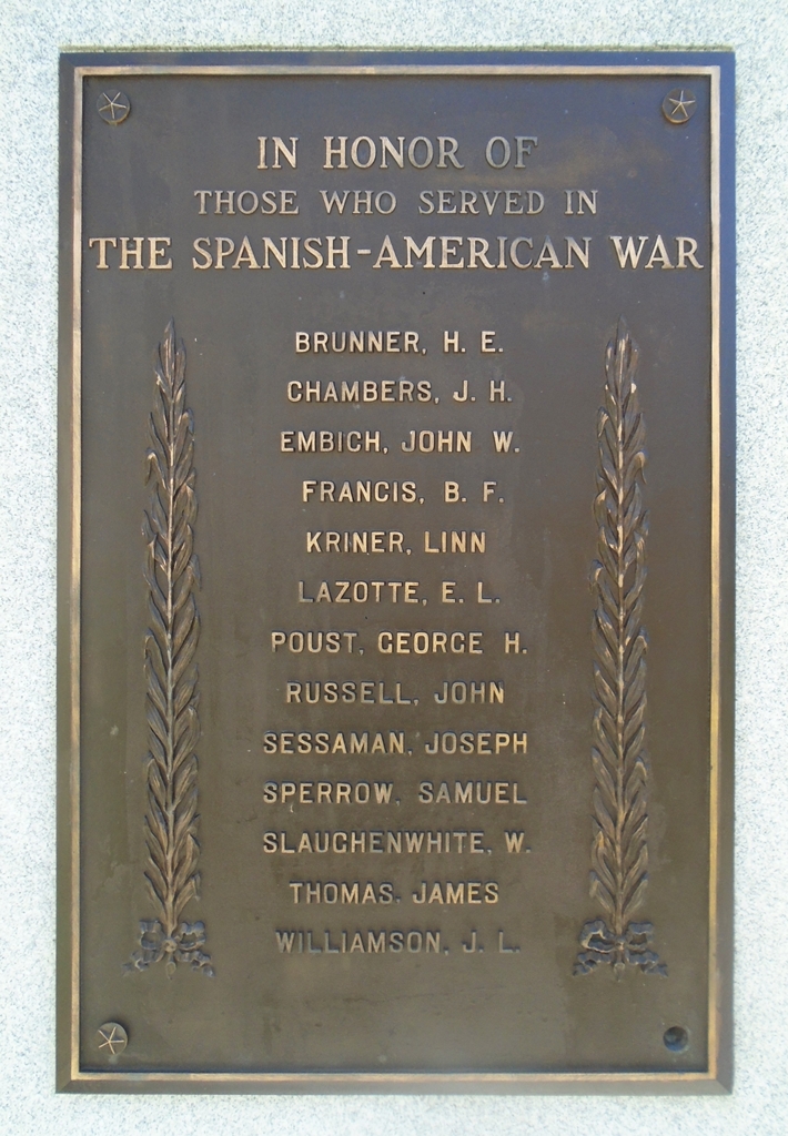 JERSEY SHORE WORLD WAR MEMORIAL PLAQUE E