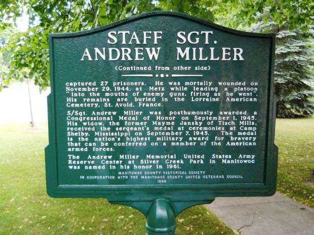STAFF SGT. ANDREW MILLER MEMORIAL MARKER II