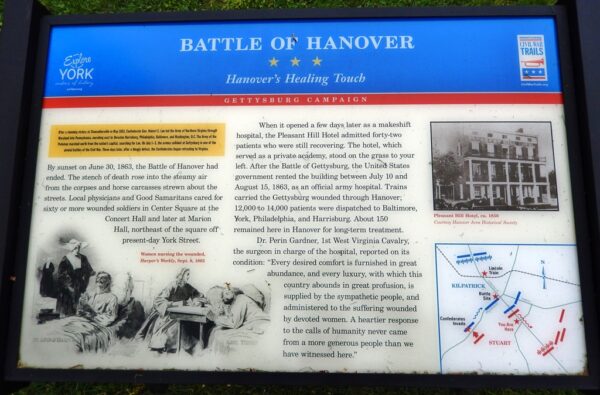 BATTLE OF HANOVER WAR MEMORIAL PANEL