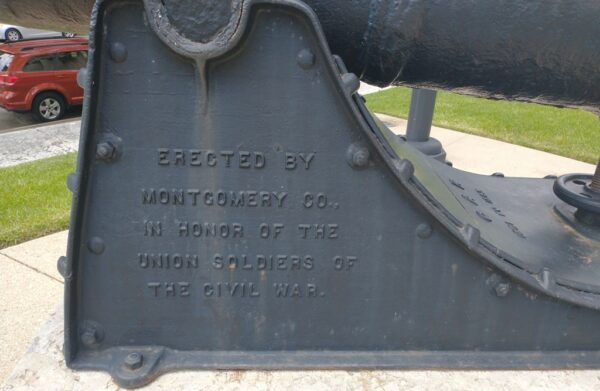 MONTGOMERY CO. UNION SOLIDERS OF THE CIVIL WAR MEMORIAL CANNON NARRATIVE