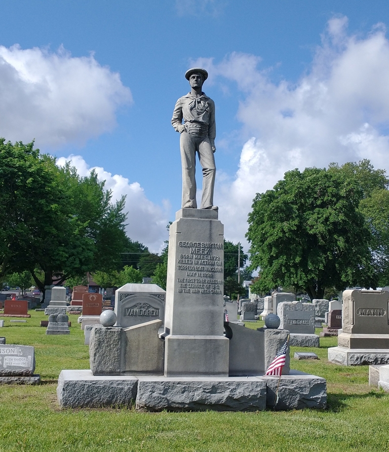 GEORGE BURTON MEEK WAR WITH SPAIN MEMORIAL