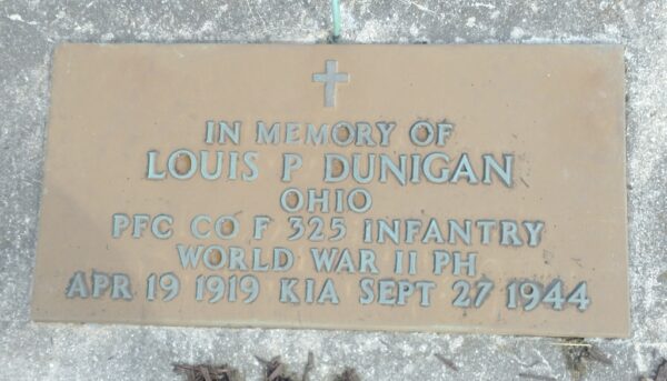 CLYDE WORLD WAR II VETERANS MEMORIAL TABLET B