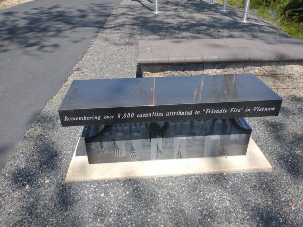 VIETNAM “FRIENDLY FIRE” MEMORIAL BENCH