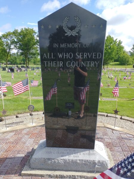ORRIN G. FRANKS POST 122 VETERANS MEMORIAL