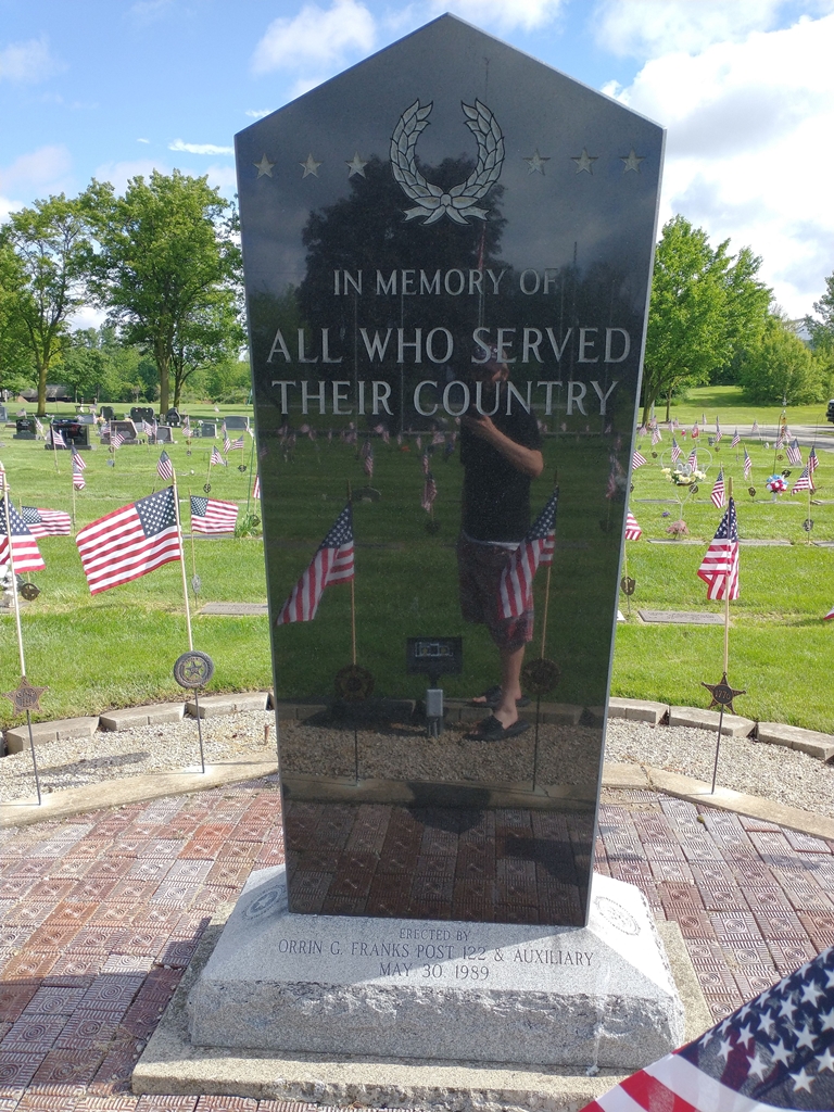 ORRIN G. FRANKS POST 122 VETERANS MEMORIAL