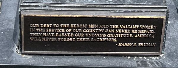 COLUMBUS, OH BATTLEFIELD CROSS MEMORIAL PLAQUE