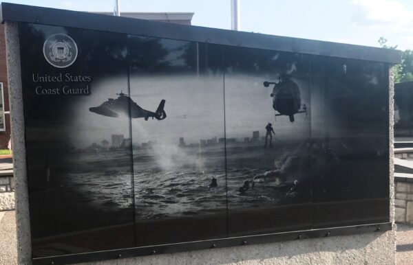 WILSON COUNTY U.S. COAST GUARD MEMORIAL WALL FRONT
