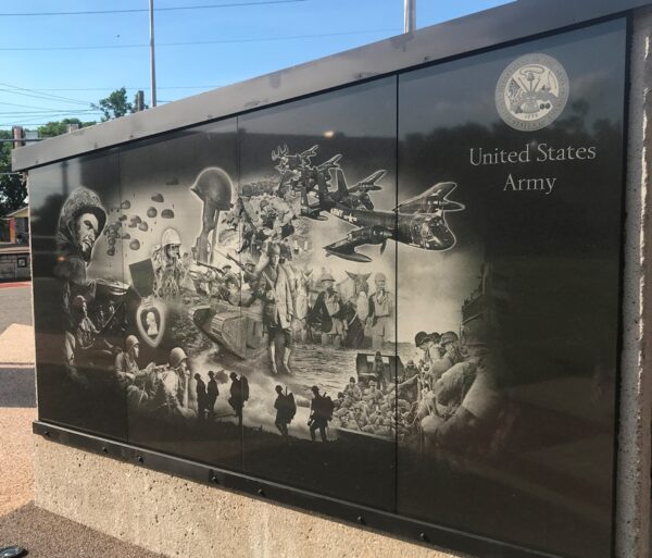 WILSON COUNTY U.S. ARMY MEMORIAL WALL B FRONT