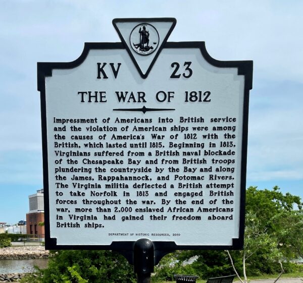 THE WAR OF 1812 MEMORIAL MARKER IX