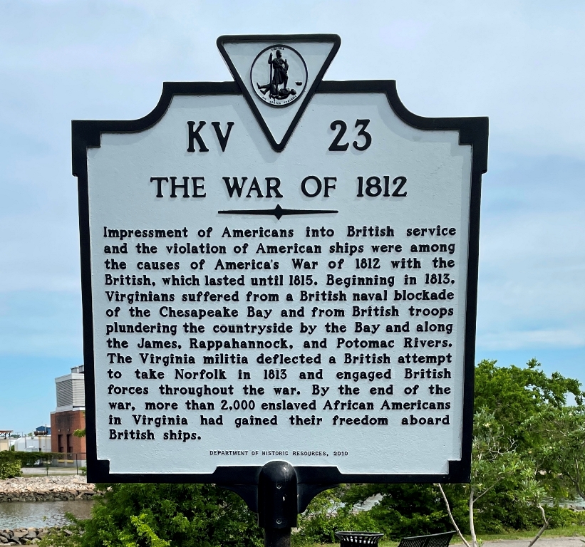 THE WAR OF 1812 MEMORIAL MARKER IX