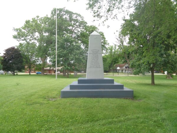 TROY GROVE UNKNOWN GRAVES CIVIL WAR MEMORIAL