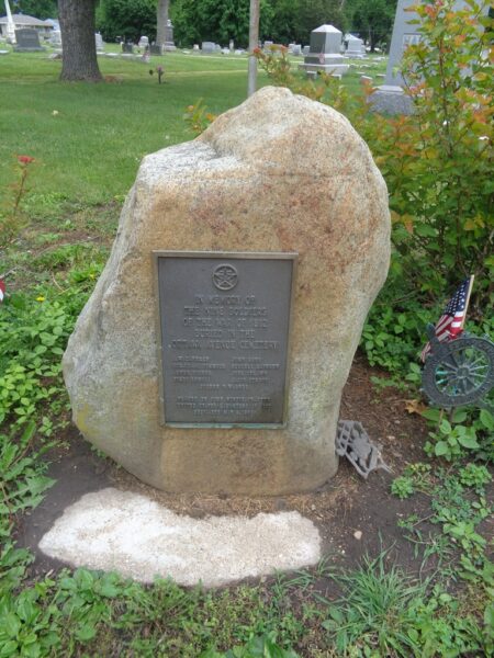 NINE SOLDIERS OF THE WAR OF 1812 MEMORIAL