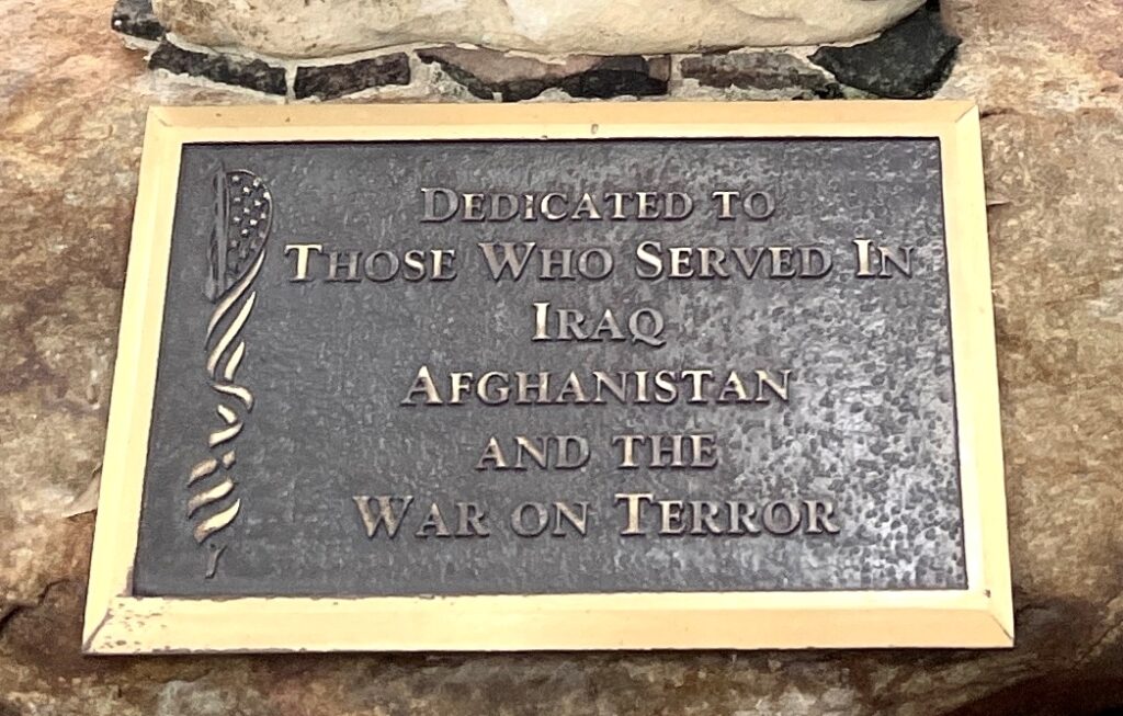 PORT ST. LUCIE IRAQ AFGHANISTAN AND THE WAR ON TERROR MEMORIAL PLAQUE