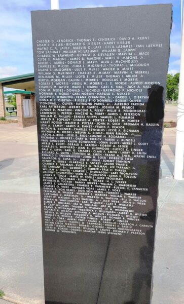 VETERANS OF FOREIGN WARS POST NO. 3684 MEMORIAL STONE E BACK