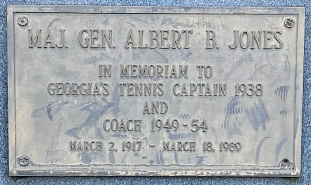 MAJ. GEN. ALBERT B. JONES MEMORIAL PLAQUE