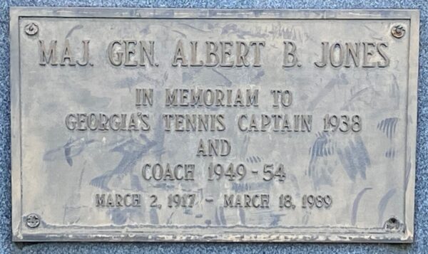 MAJ. GEN. ALBERT B. JONES MEMORIAL PLAQUE