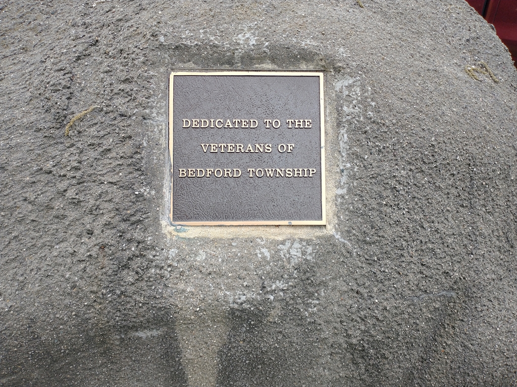 BEDFORD TOWNSHIP VETERANS MEMORIAL