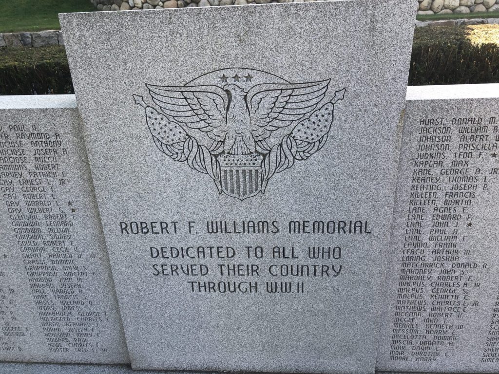 ROBERT F. WILLIAMS MEMORIAL