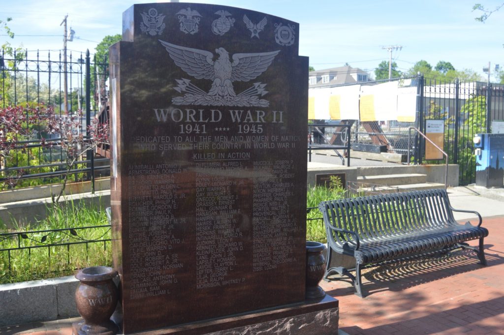 NATICK WORLD WAR II MEMORIAL