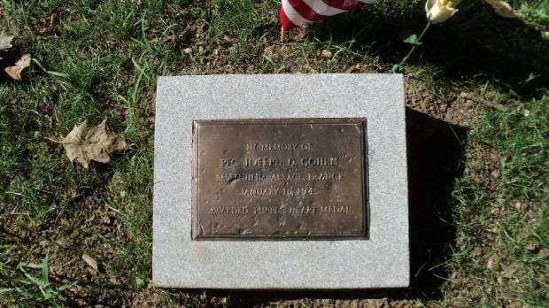 PFC. JOSEPH D. COHEN MEMORIAL TREE PLAQUE