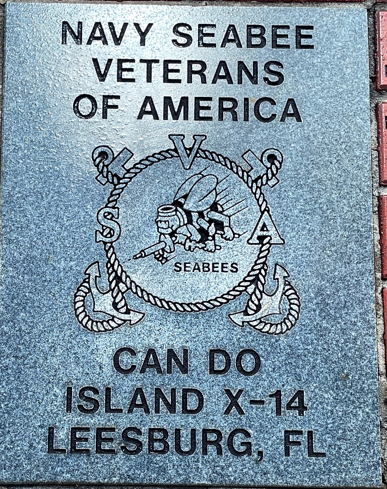 NAVY SEABEE VETERANS OF AMERICA WAR MEMORIAL TABLET