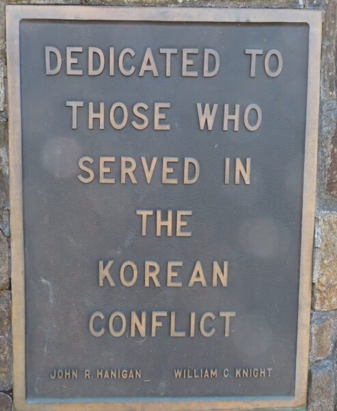 BROOKFIELD WAR VETERANS MEMORIAL PLAQUE B