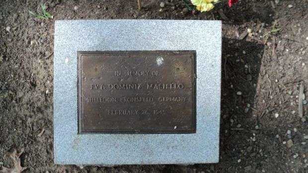 PFC. DOMINICK MASIELLO MEMORIAL TREE PLAQUE