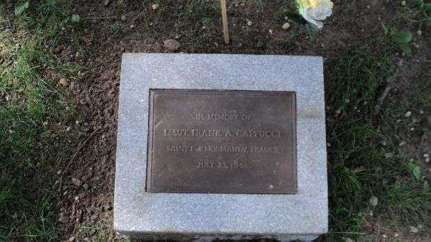 LIEUT. FRANK A. CAPPUCCI MEMORIAL TREE PALQUE